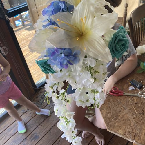 Dodson Wedding: Bouquet of silks