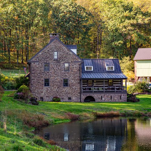 Standing Seam Metal Roof on historic farmhouse and