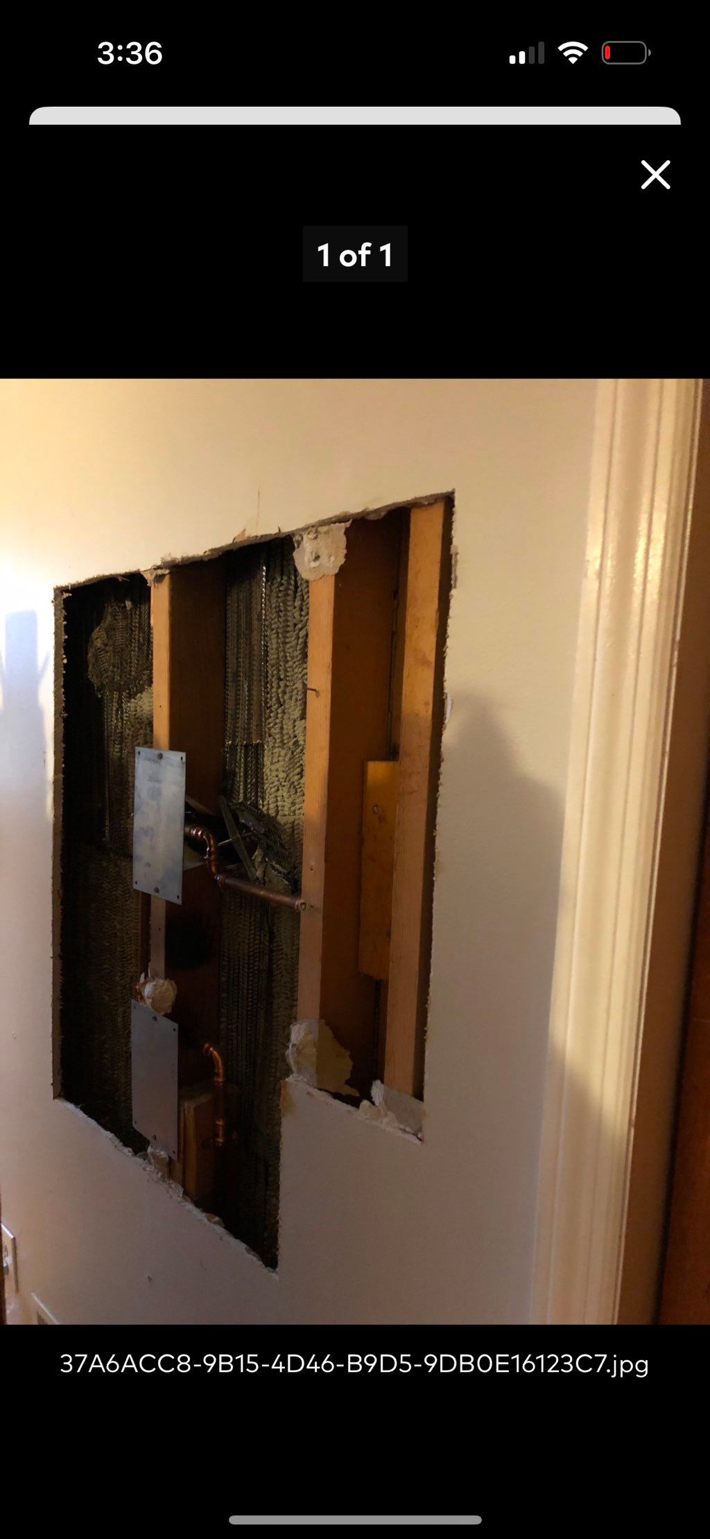 Before patching work 