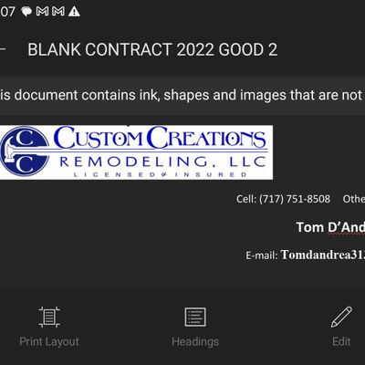 Avatar for custom creations remodeling llc