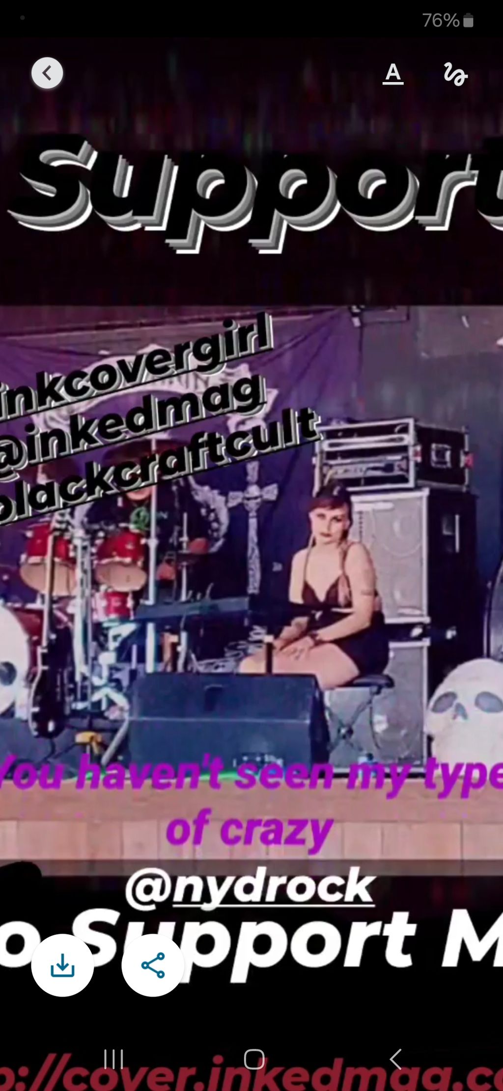 Playing for a local OKC band