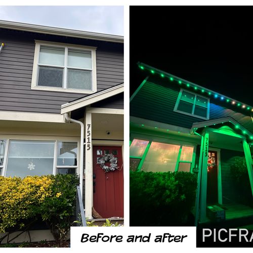 Holiday Lighting Installation and Removal