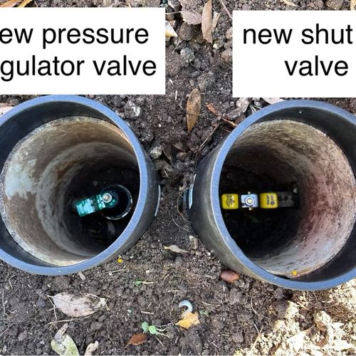 Segura replaced water pressure valve and another v