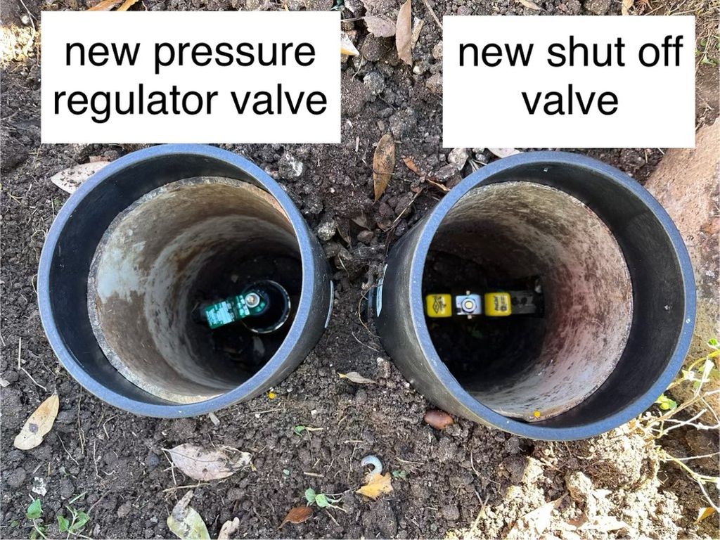 Segura replaced water pressure valve and another v