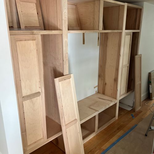 Custom Cabinet Building