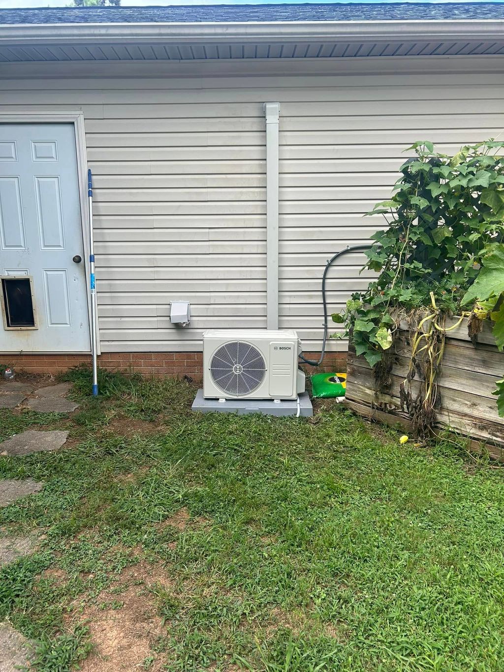 Bosch ductless installation.