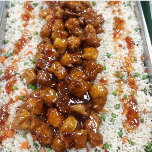 General Tso Tofu with SeasameSoy Rice