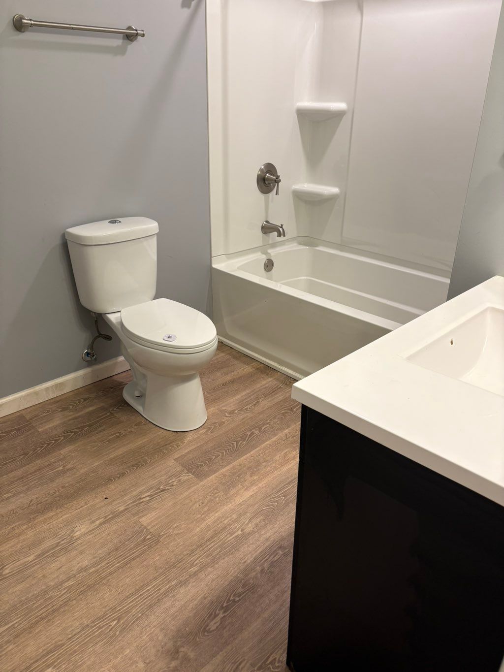After of dog poo bathroom 