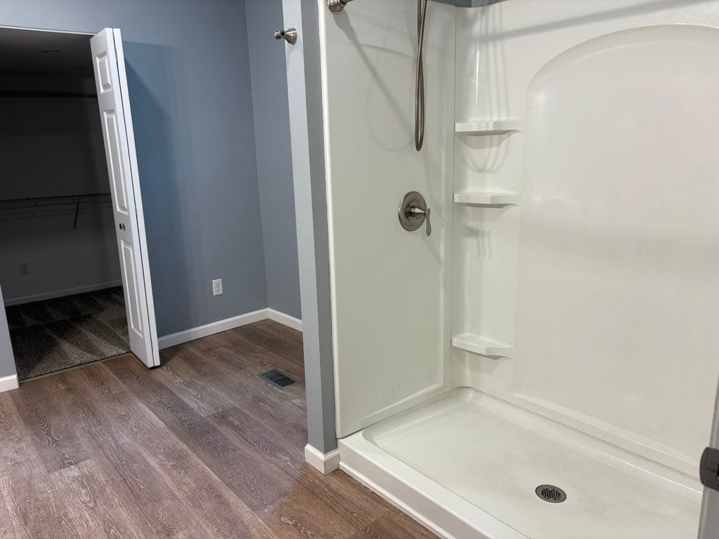 Finished master bathroom 