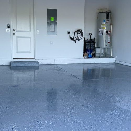 “I couldn’t be happier with my new epoxy floor! It