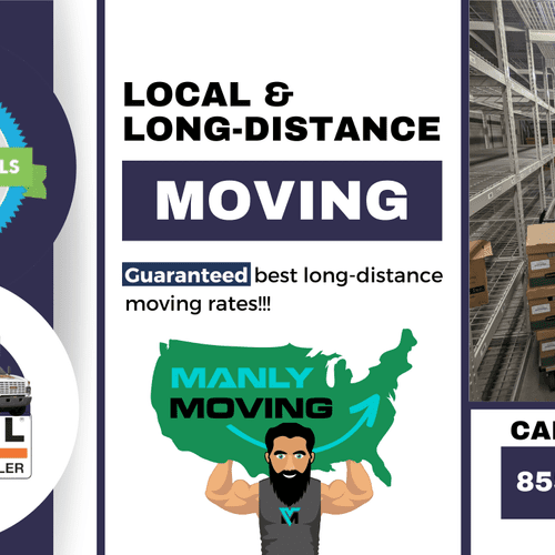 Manly Moving offers local and long-distance moving