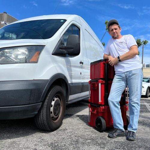 Ready for Work: Cargo Van and Tools on the Go