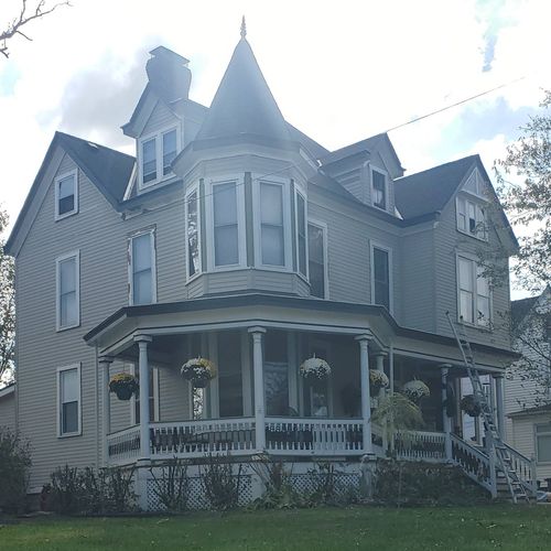 Victorian house sided