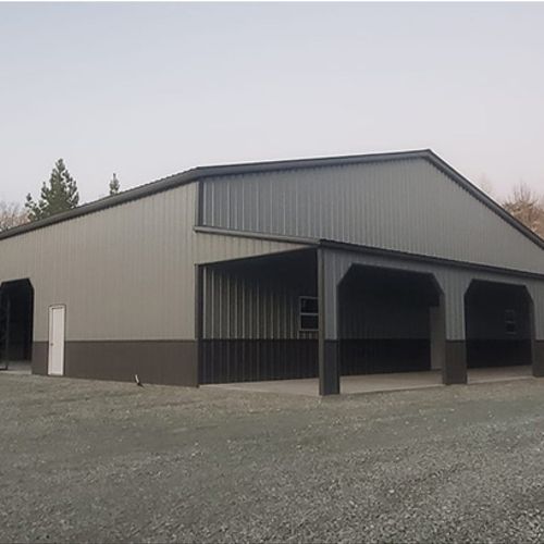 Industrial steel building