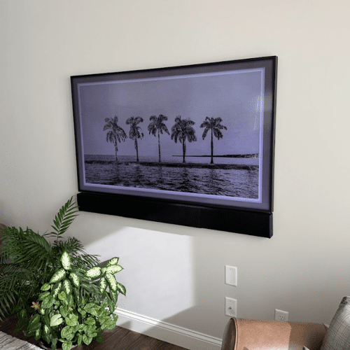 Frame TV Install with 3.1 Audio System