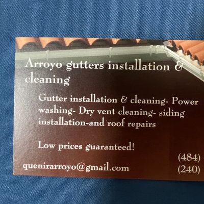 Avatar for Arroyo gutters installation and cleaning