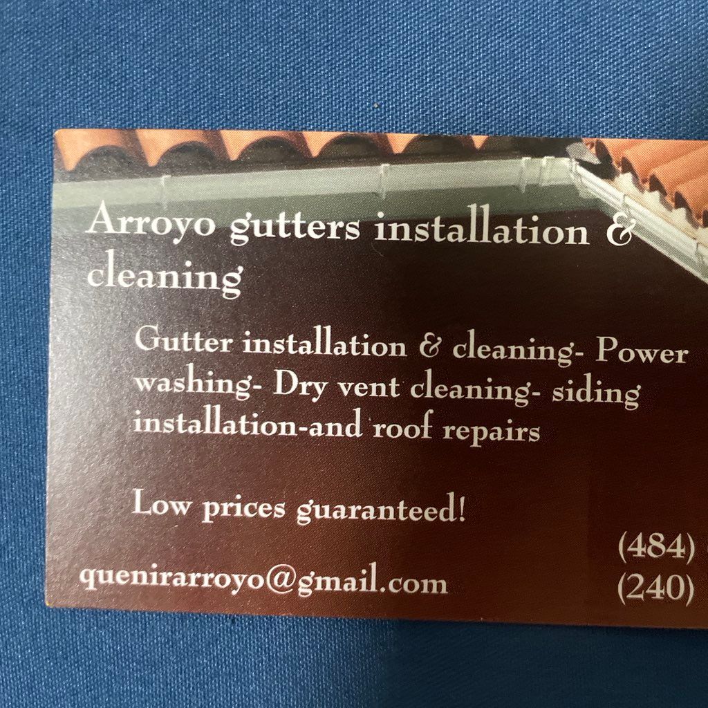 Arroyo gutters installation and cleaning