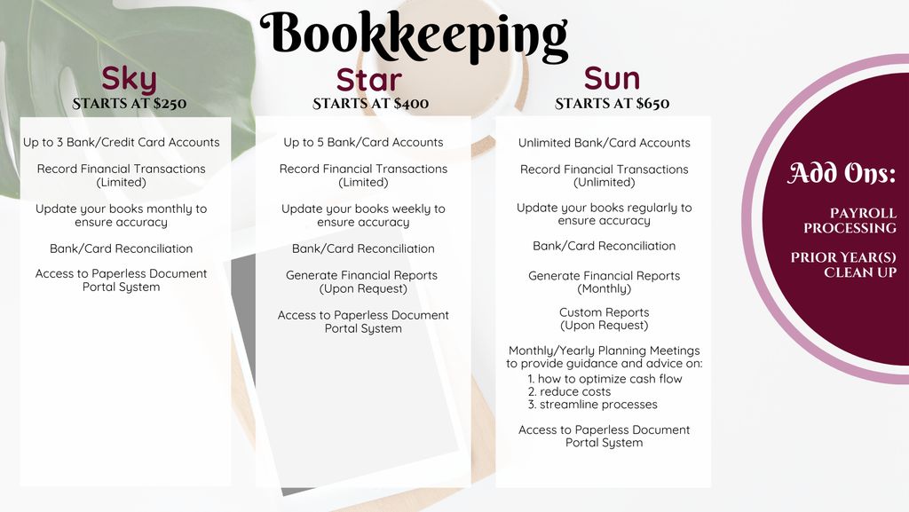 Bookkeeping Services