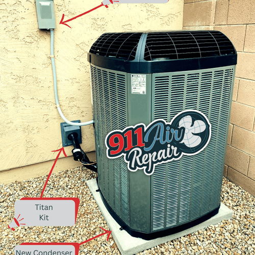 A Trane XV20 system installed the 911 way