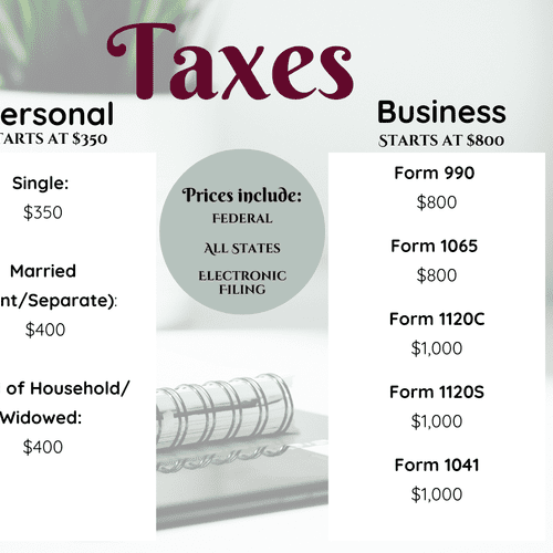 Tax Preparation Services