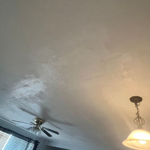 The “AFTER” of a ceiling repair