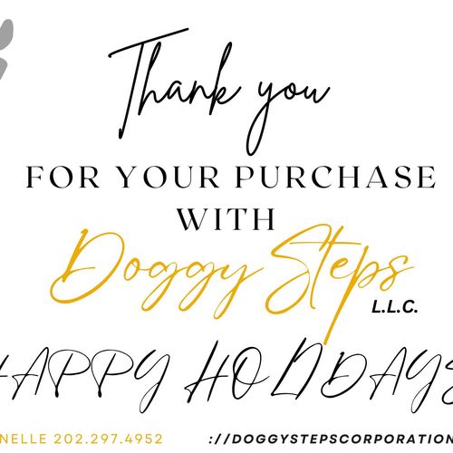 HAPPY Holidays from DoGGySteps