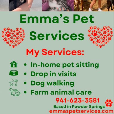 Avatar for Emma’s Pet sitting services