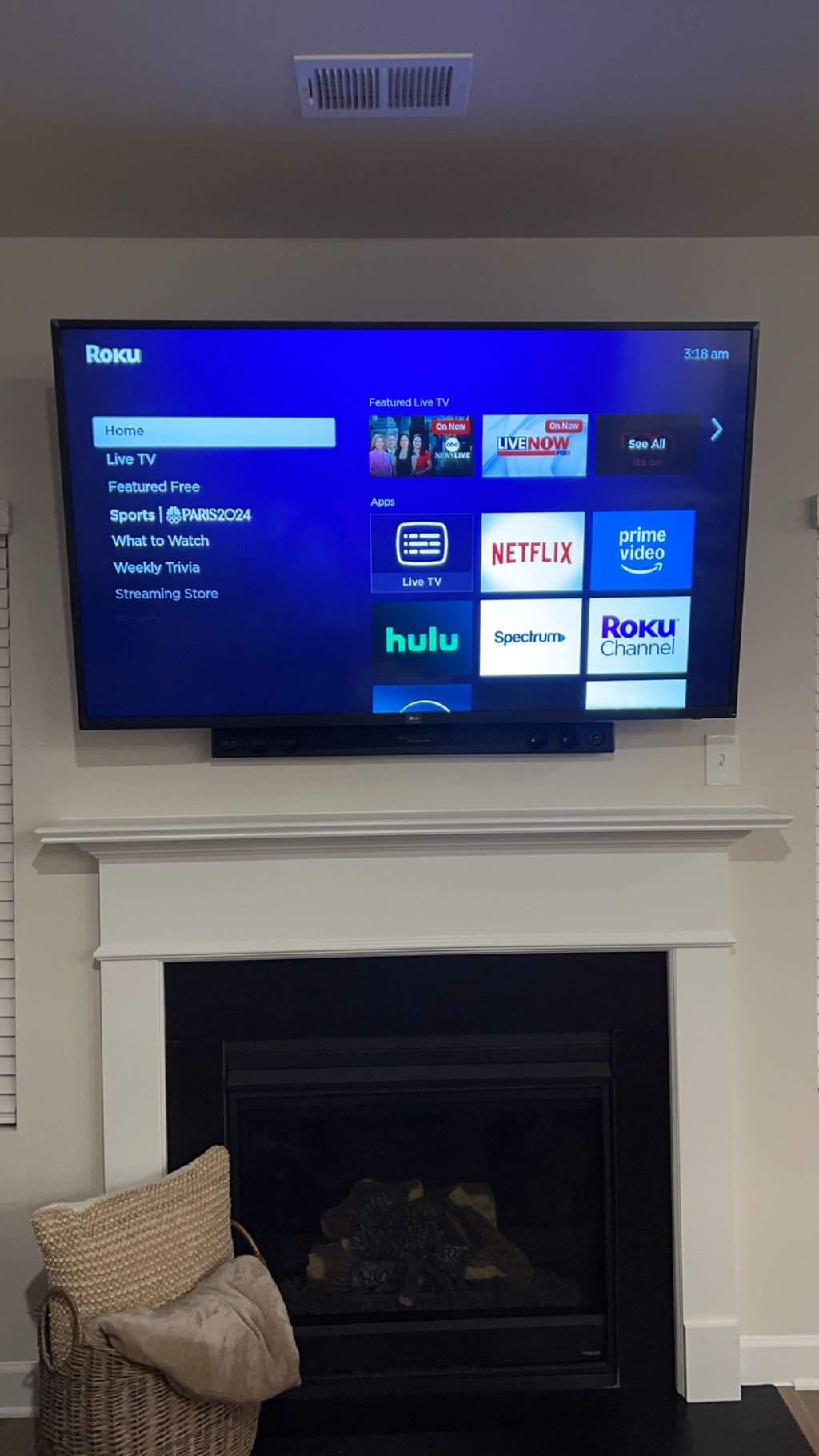 Wireless tv mount and sound bar mount.