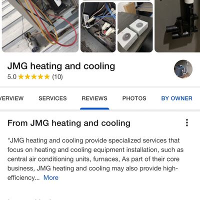 Avatar for JMG HEATING AND COOLING