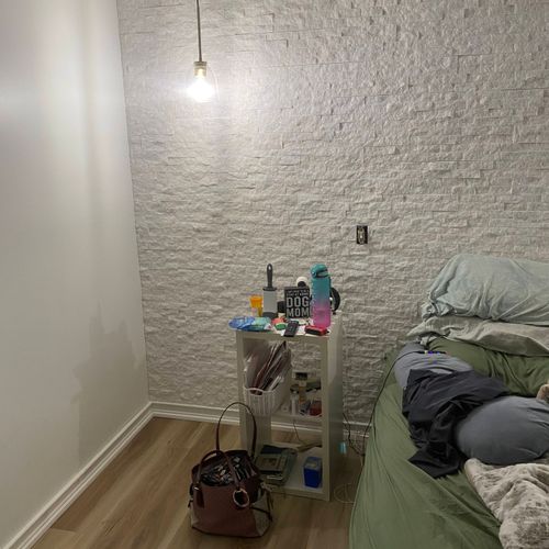 bedroom accent wall. 2019