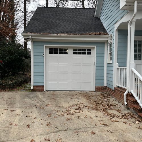 They did a great job on my garage door. Aaron was 