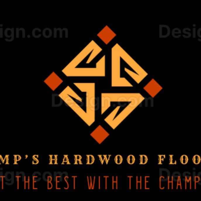 Champ’s hardwood flooring