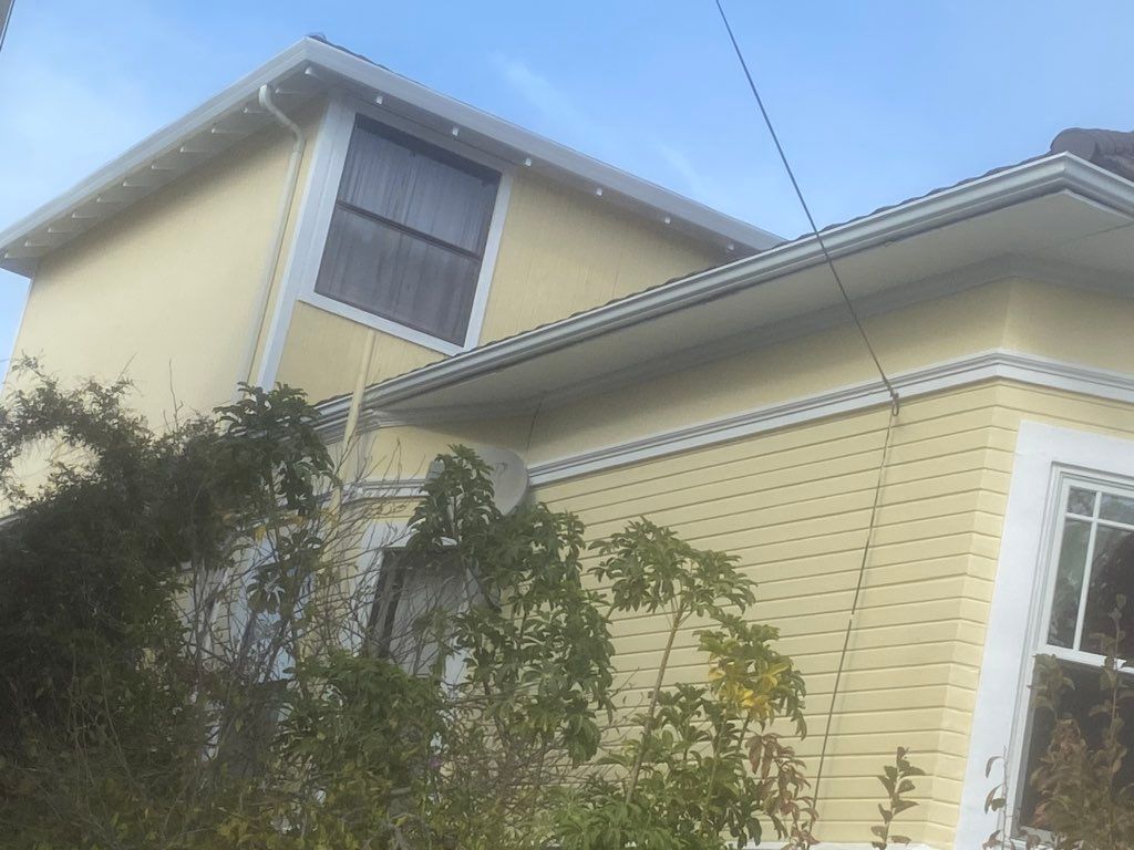 New gutters installed 
