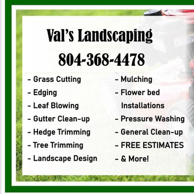 Avatar for Val’s Landscaping