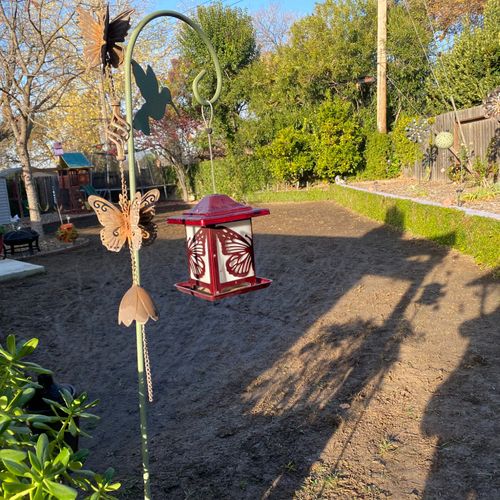 Gilbert and his guys did an amazing job laying sod