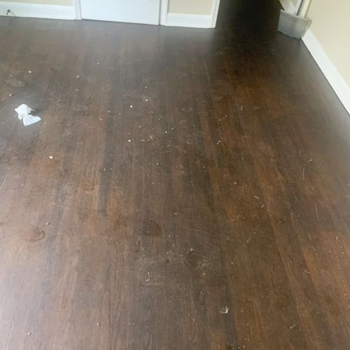 Before Floors Cleaning