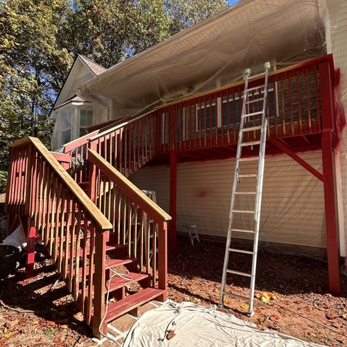 Deck Staining and Sealing