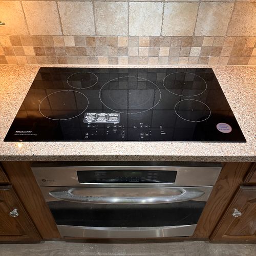 Cooktop install