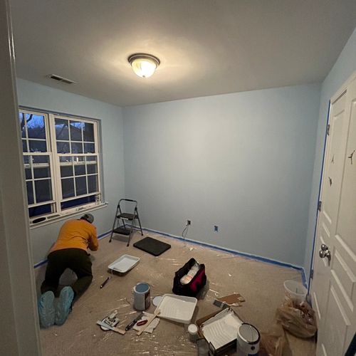 Room after painting