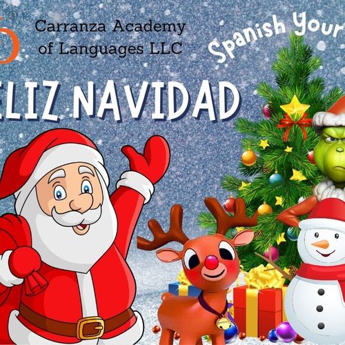 Feliz Navidad for all our students and new student