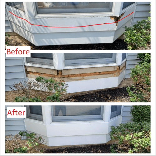 Rotting Siding Replacement