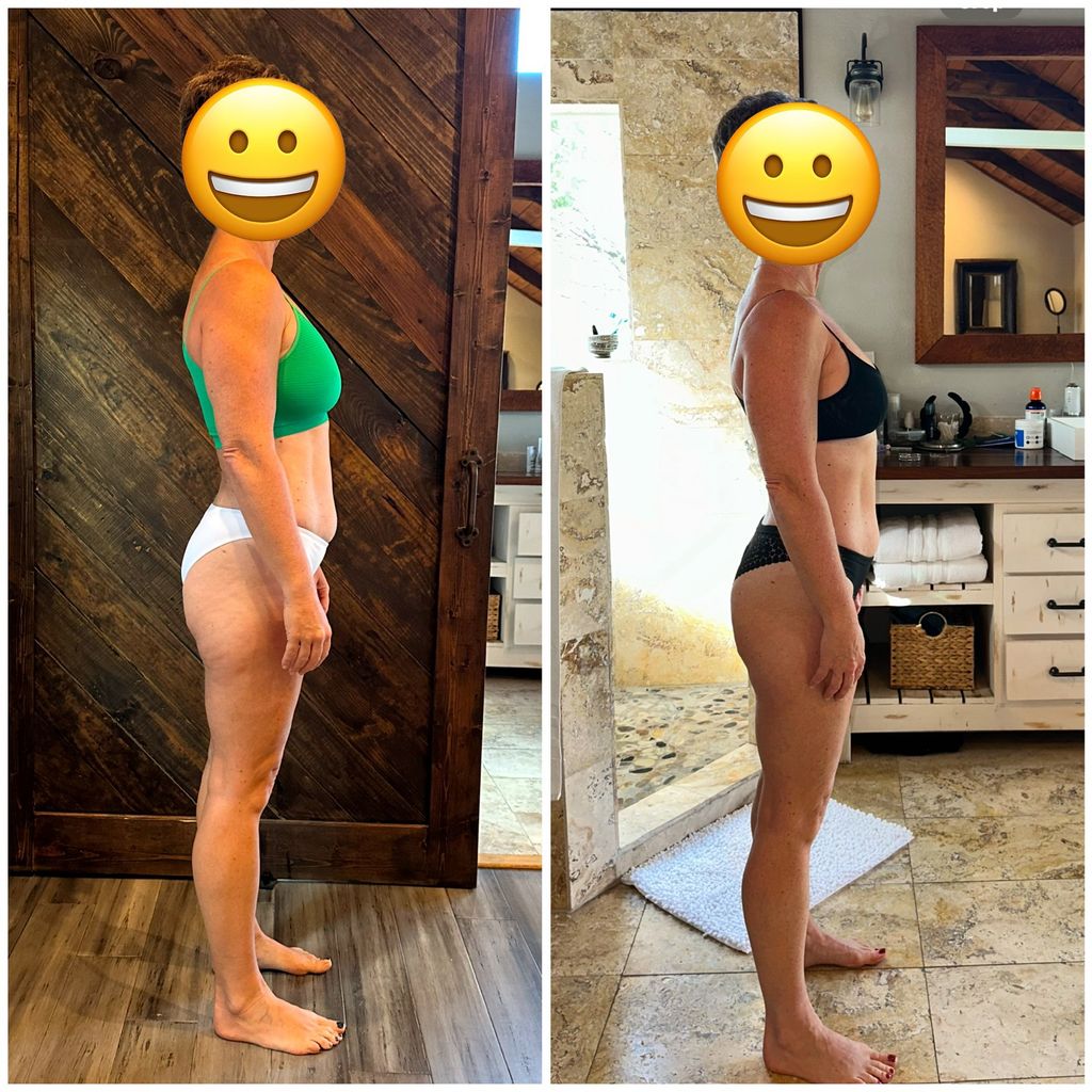 1 month progress age 52 body recomp