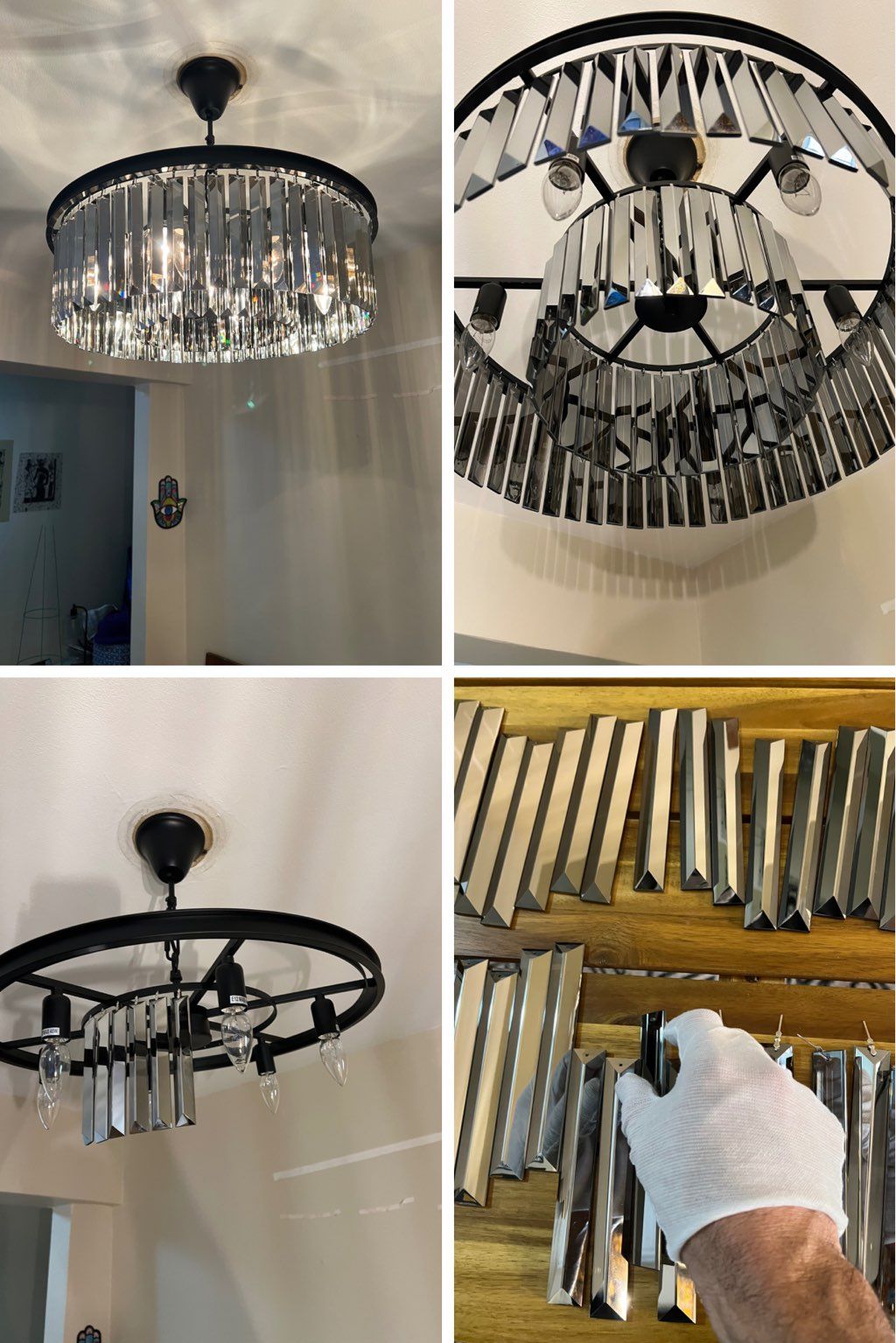 Chandelier Installation 