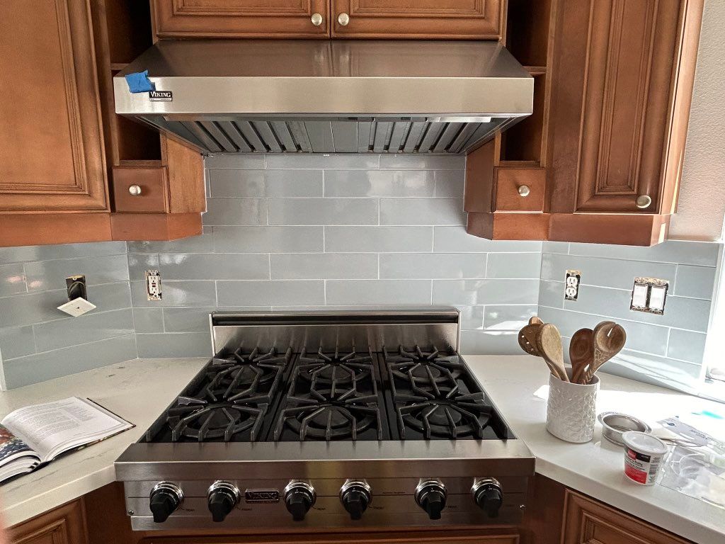 Tile backsplash 