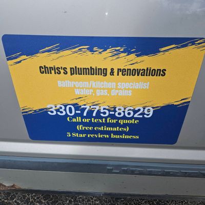 Avatar for Chris's plumbing & renovations