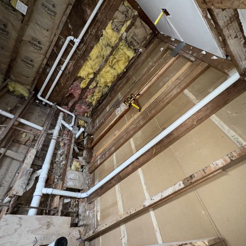 Plumbing Pipe Installation or Replacement