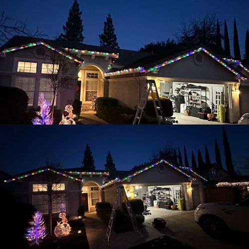 Holiday Lighting Installation and Removal