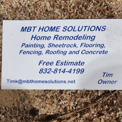 Avatar for MBT HOME SOLUTIONS