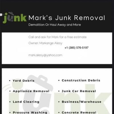 Avatar for Marks junk removal & excavation / demolition