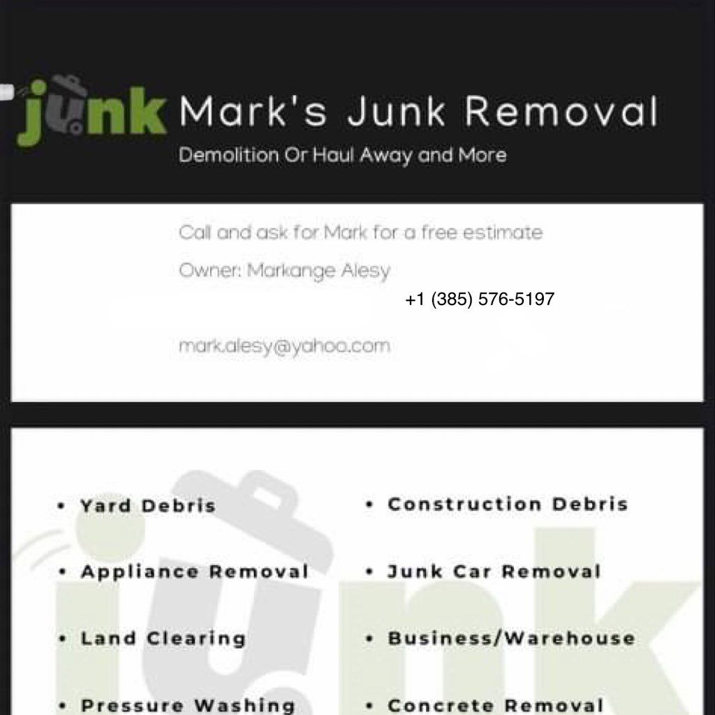 Marks junk removal & excavation / demolition